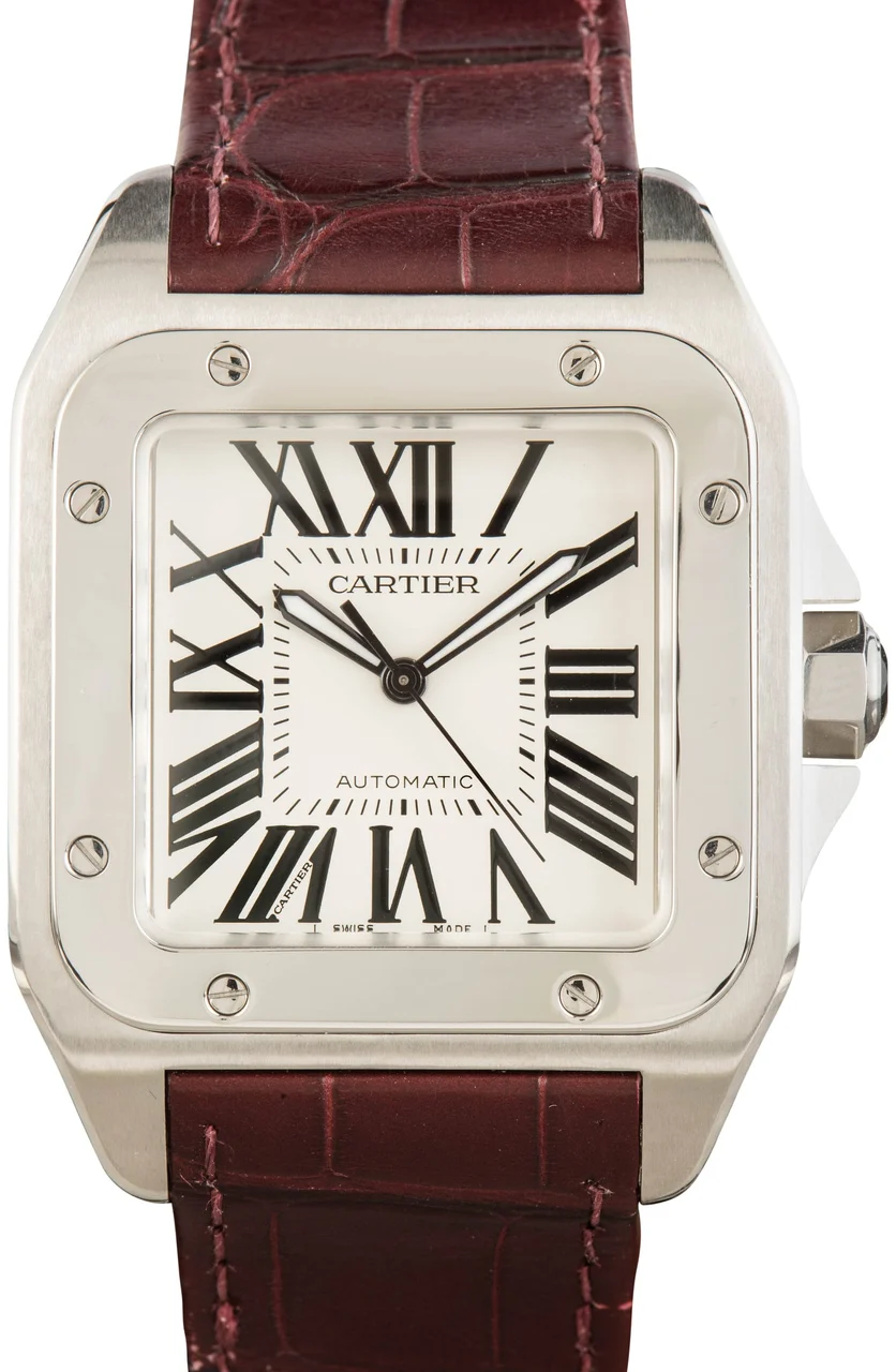 Cartier Ref. 2656, Self-Winding, centre-seconds; “Santos XL”; titanium pvd coated kol saati