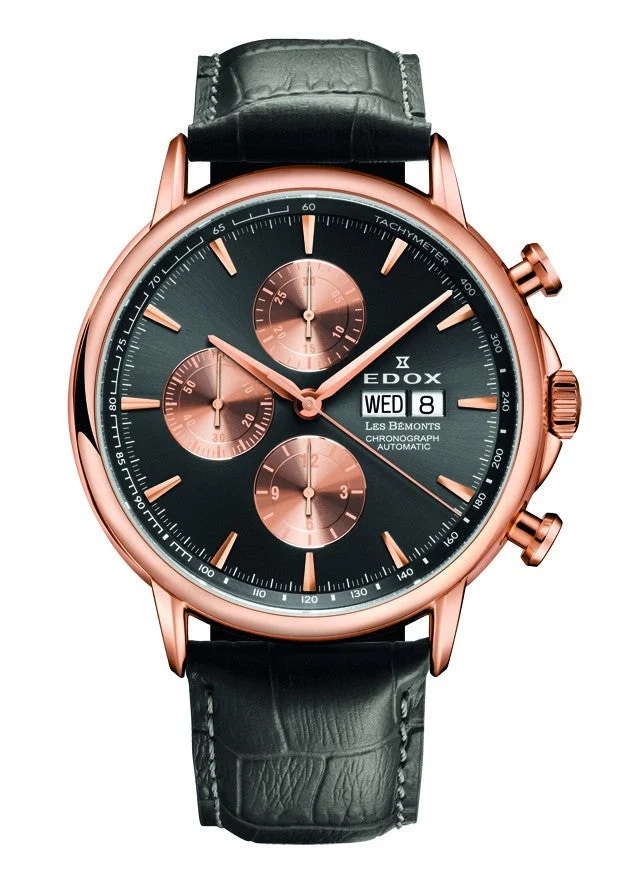 EDOX Les Bémonts ED092 44 mm kol saati