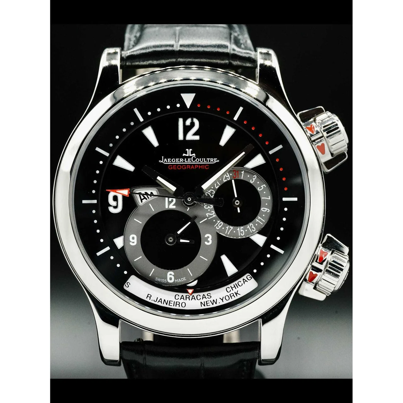 Jaeger-Lecoultre Jaeger LeCoultre Geographic 146.8.83 210000034649 42 mm kol saati