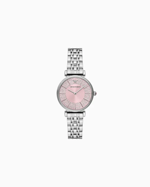 Emporio Armani Two-Hand Stainless Steel Watch AR11686 kol saati