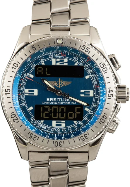 Breitling Blue Digital Dial A7836215/C554 kol saati