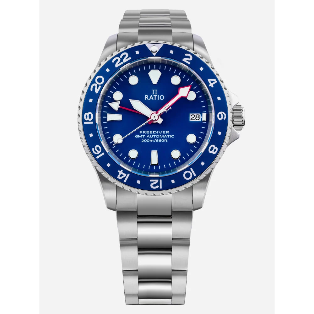 Ratio FreeDiver GMT RTF053 47 mm kol saati
