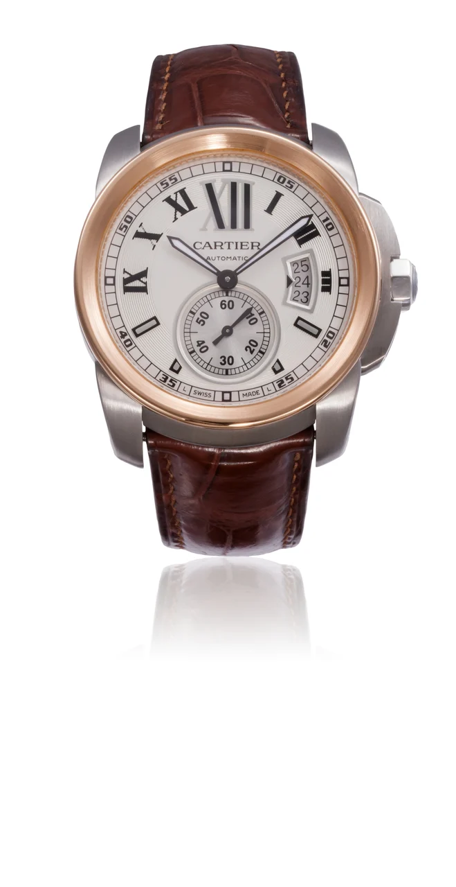 Cartier CARTIER REF. W7100039, CALIBRE DE CARTIER 3389, STEEL AND GOLD kol saati