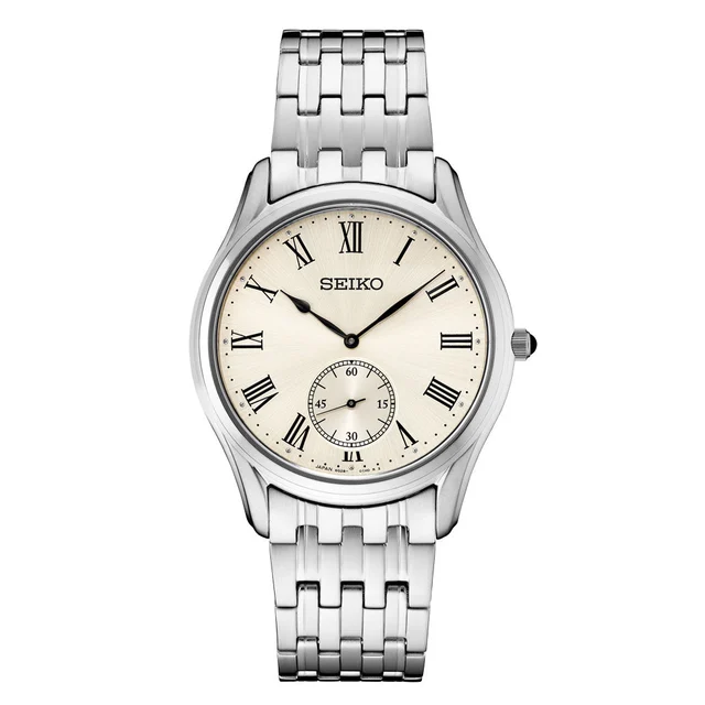 Seiko Essentials 39mm Dress Watch with Champagne Dial #SRK047 kol saati