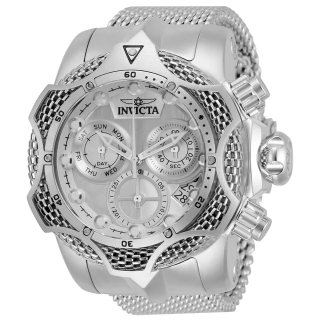 Invicta Venom Swiss Ronda Z60 FE Caliber Watch - 52.5mm, Steel (32902) kol saati