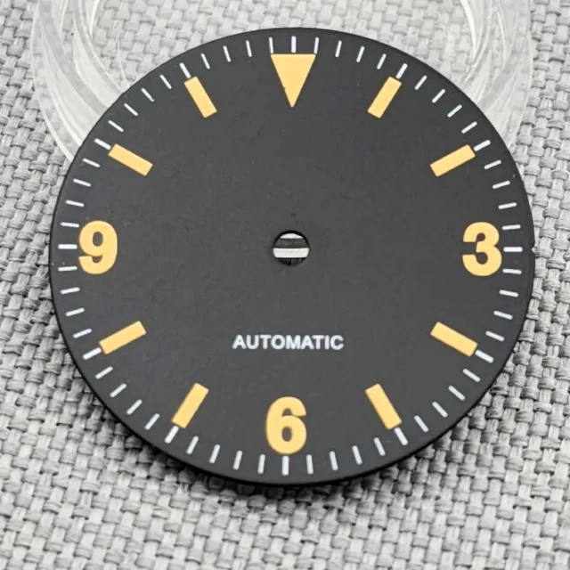 Tandorio Retro Explorer Dial 369 Luminous Dial 369 yellow marker Suitable For Eta2824 2836