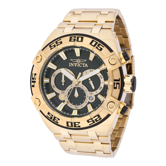 Invicta Coalition Forces Watch - 50mm, Gold (37643) kol saati