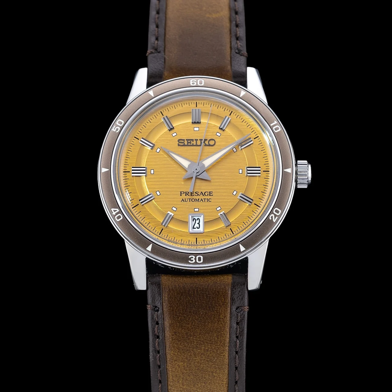 Seiko Presage Style 60s 210009N43271 39 mm kol saati