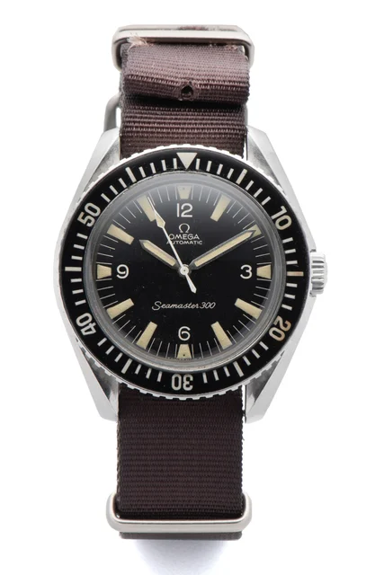 OMEGA OMEGA , REF. 165.024, SEAMASTER 300 A fine, self-winding, stainless steel divers wri