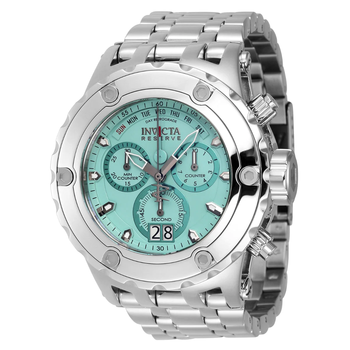 Invicta Reserve Specialty Subaqua Swiss Ronda 8040.N Caliber Watch - 52mm, Steel (43312) 52 mm kol saati
