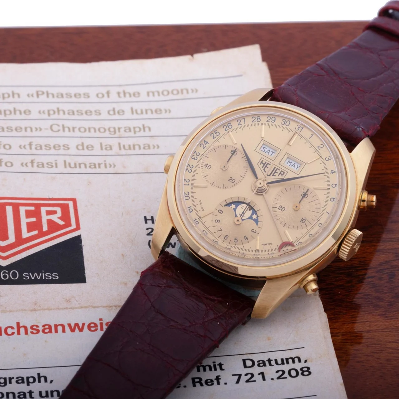 Heuer Switzerland 721.208 kol saati