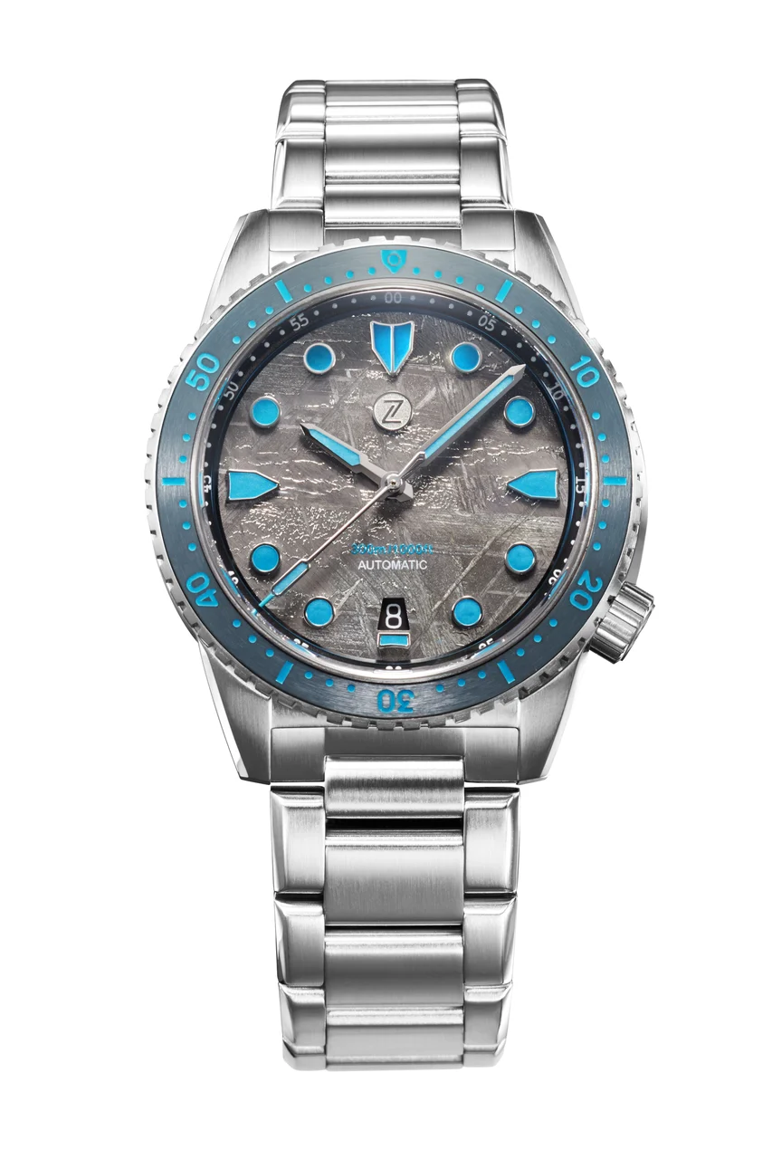 Zelos Mako 300m Diver Meteorite 40 mm kol saati