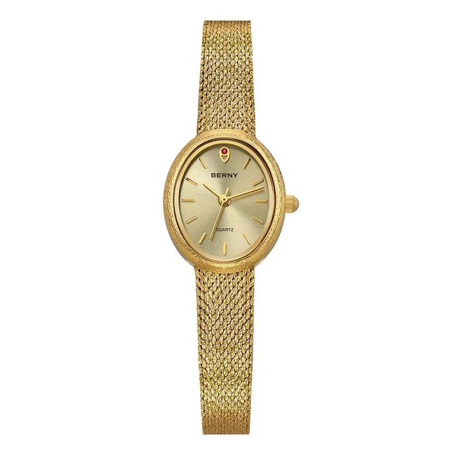 BERNY Women Quartz Dress Gold Watch-2967L 2967L-GN kol saati