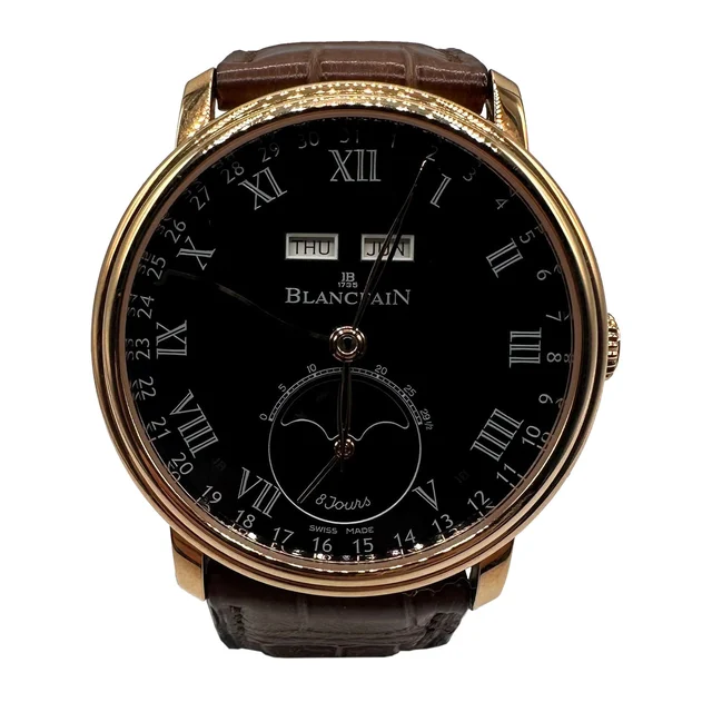 Blancpain Villeret 8 Day Complete Calendar 6639-3637-55B CSNCZ393 kol saati