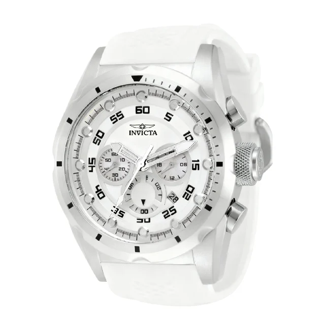 Invicta Speedway Nacrite Watch - 50mm, White (69829) kol saati