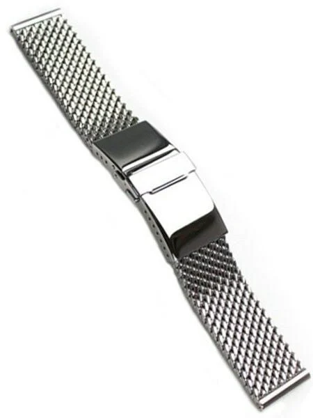 Staib Scratch and Dent - Polished Mesh Bracelet #STEEL-2784-20725APB-P (Straight End, 20mm) SND978 kol saati