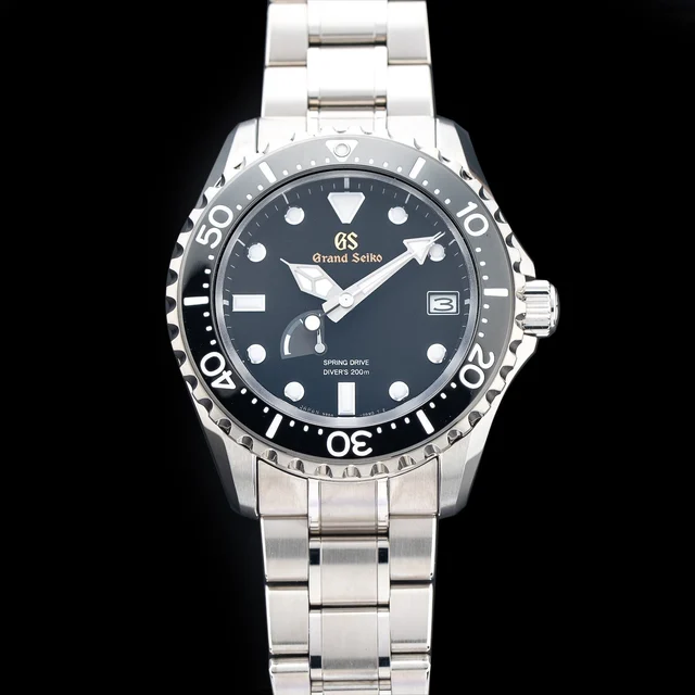 Grand Seiko Spring Drive Diver Black Dial 210009N32839 kol saati