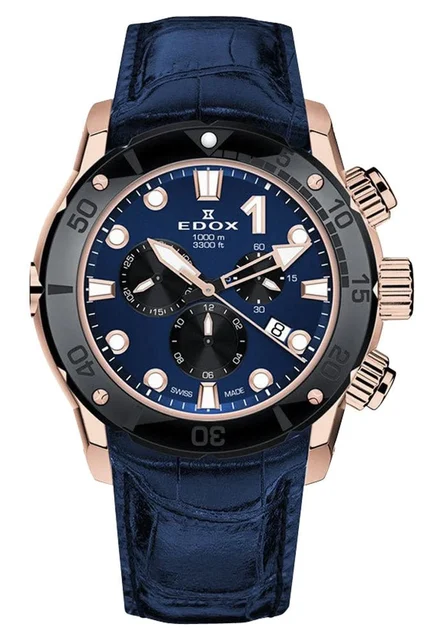 EDOX Edox Co-1 10242-TINR-BUIRN kol saati