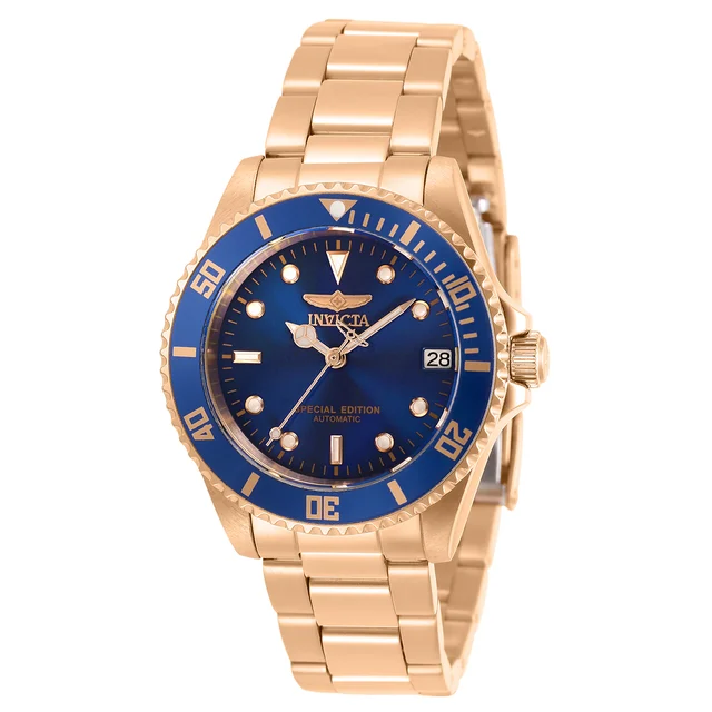 Invicta Open Box Pro Diver Automatic Watch - 36mm, Rose Gold (AIC-30606) kol saati