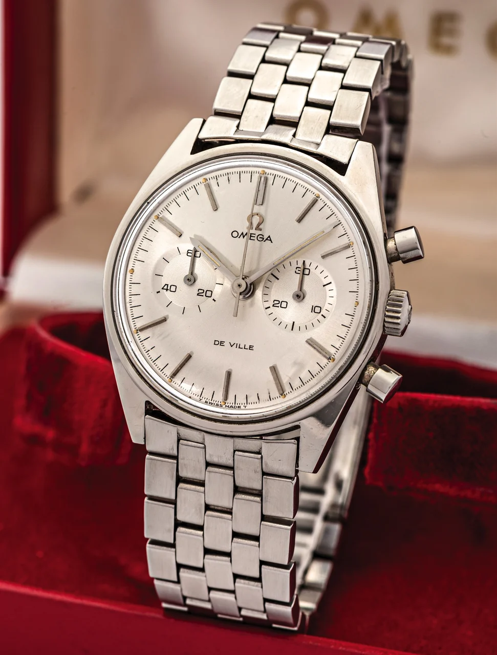 OMEGA OMEGA REF. 165.041 DE VILLE CHRONO DATE STEEL kol saati