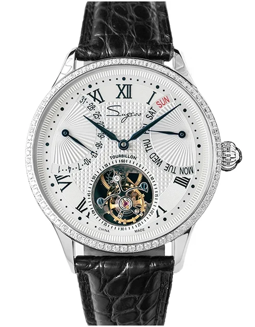 Sugess Tourbillon Master SU8004SBED-B kol saati