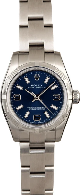 Rolex Oyster Perpetual 176210 Blue 176200BLASO kol saati