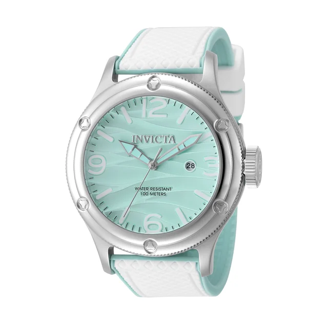 Invicta Pro Diver Oceanic Motion Watch - 48mm. Tiffany Blue. White (50307) kol saati