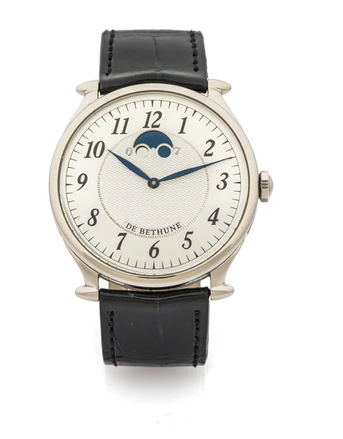 De Bethune BETHUNE REF. DB9W 7 DAYS POWER RESERVE WHITE GOLD A very fine and rare manual-w