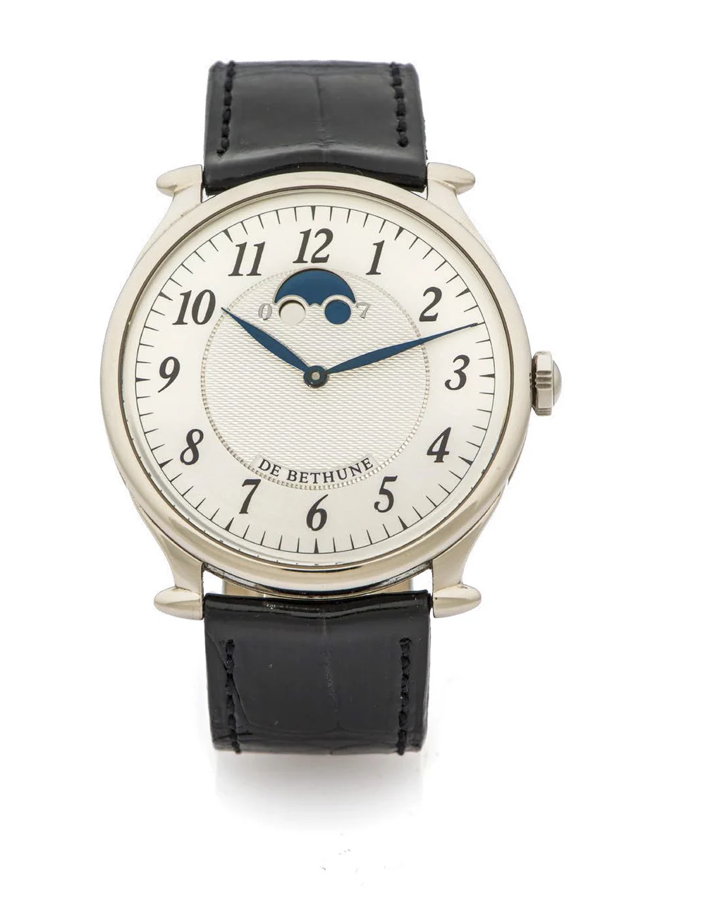 De Bethune BETHUNE REF. DB9W 7 DAYS POWER RESERVE WHITE GOLD A very fine and rare manual-winding 18K white gold wristwatch with 7-day power reserve indication. kol saati