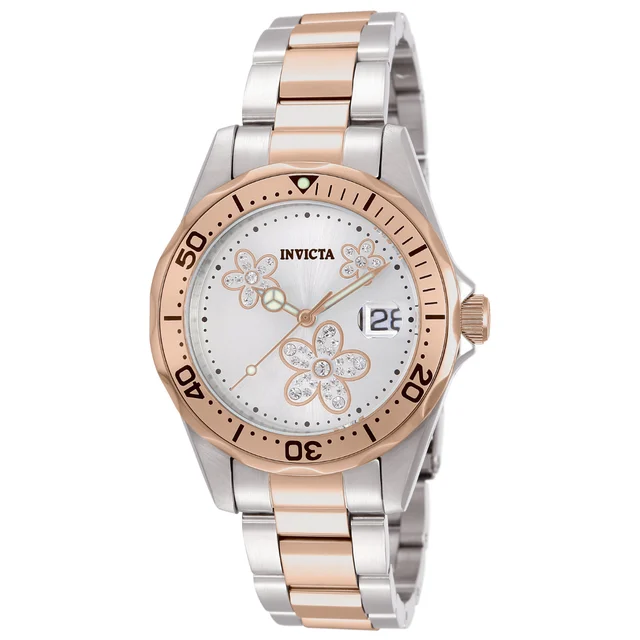 Invicta Angel Watch - 38mm, Steel, Rose Gold (ZG-12507) kol saati
