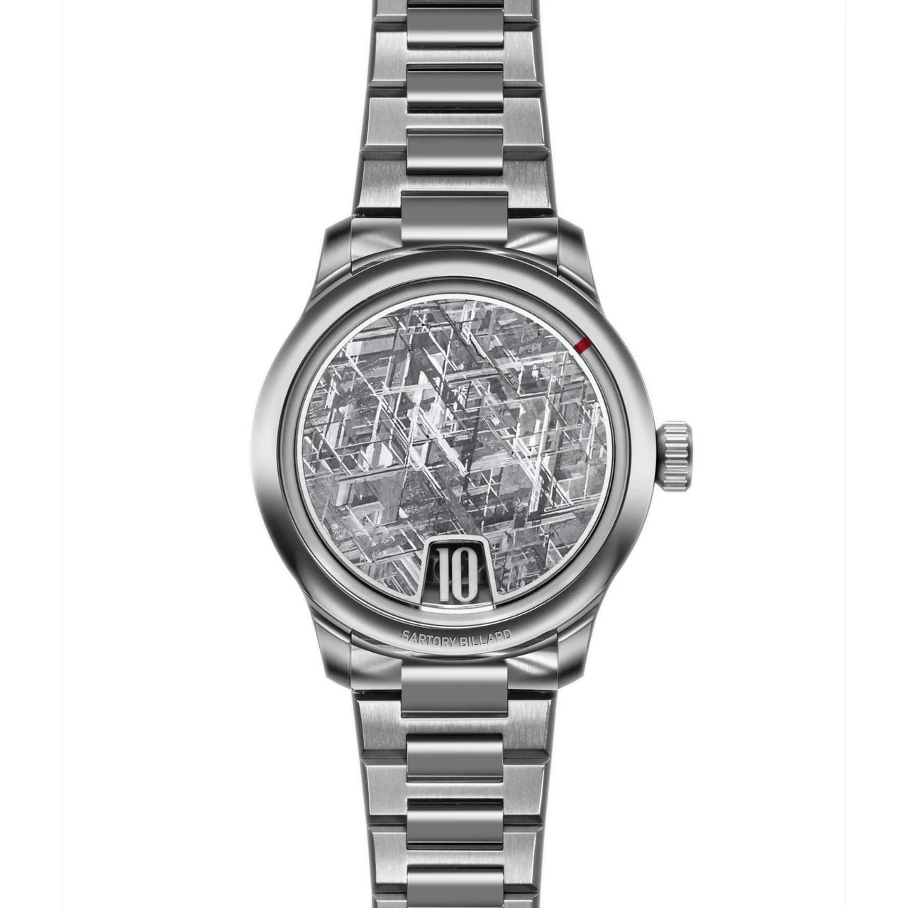 Sartory Billard Jump Hour Meteorite On Bracelet SB10-JUMP-METEORITE-BRACELET 39.5 mm kol saati