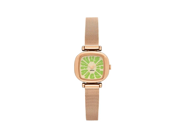 Komono Moneypenny Flower Royale Rose Gold Mint KOM-W1163 kol saati