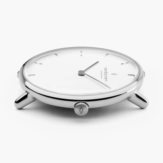 Nordgreen Native 36mm - Silver - White Dial WATCHNR36SIX kol saati