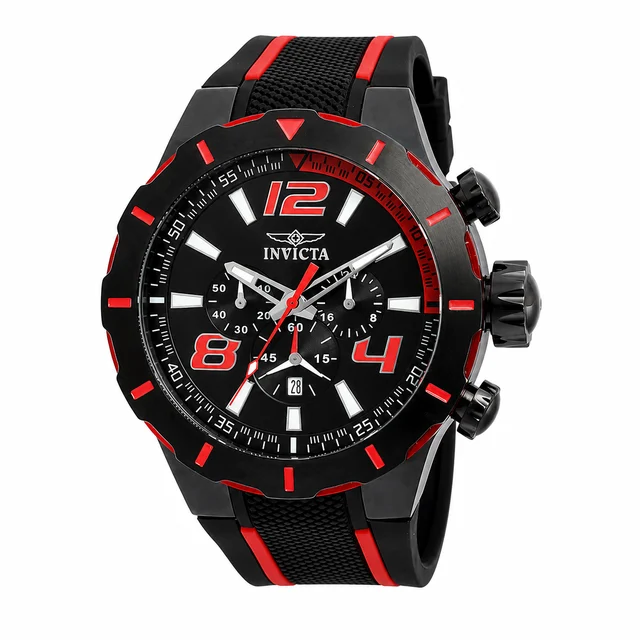 Invicta Rally Watch - 52mm. Black, Red (ZG-20109) kol saati