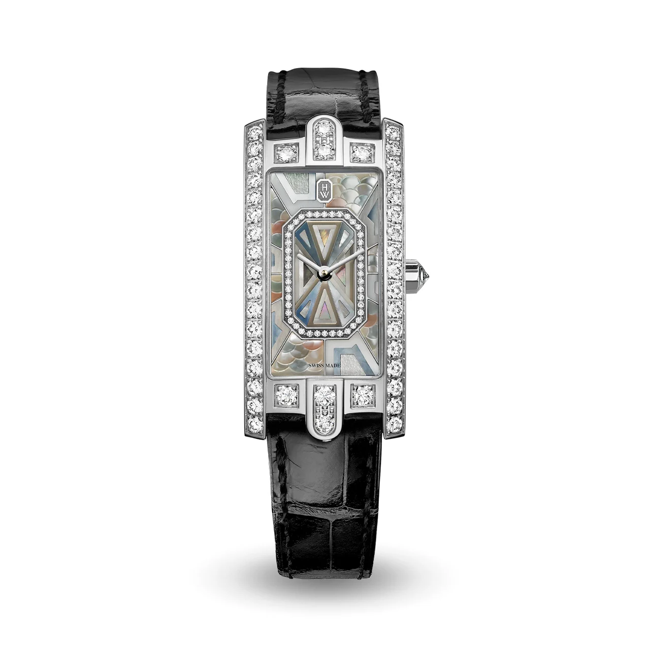 Harry Winston Avenue AVCQHM19WW139 40 mm kol saati