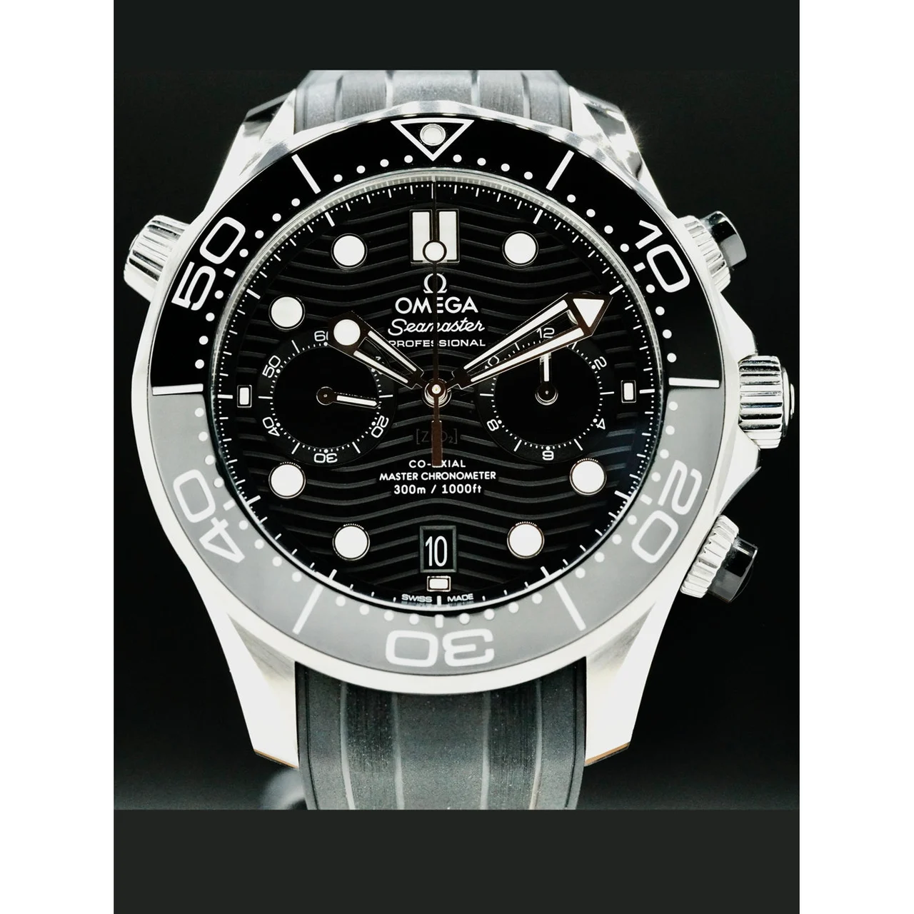 OMEGA Seamaster Diver 300 Chronograph Black Dial 210.30.44.51.01.001 210000058178 44 mm kol saati