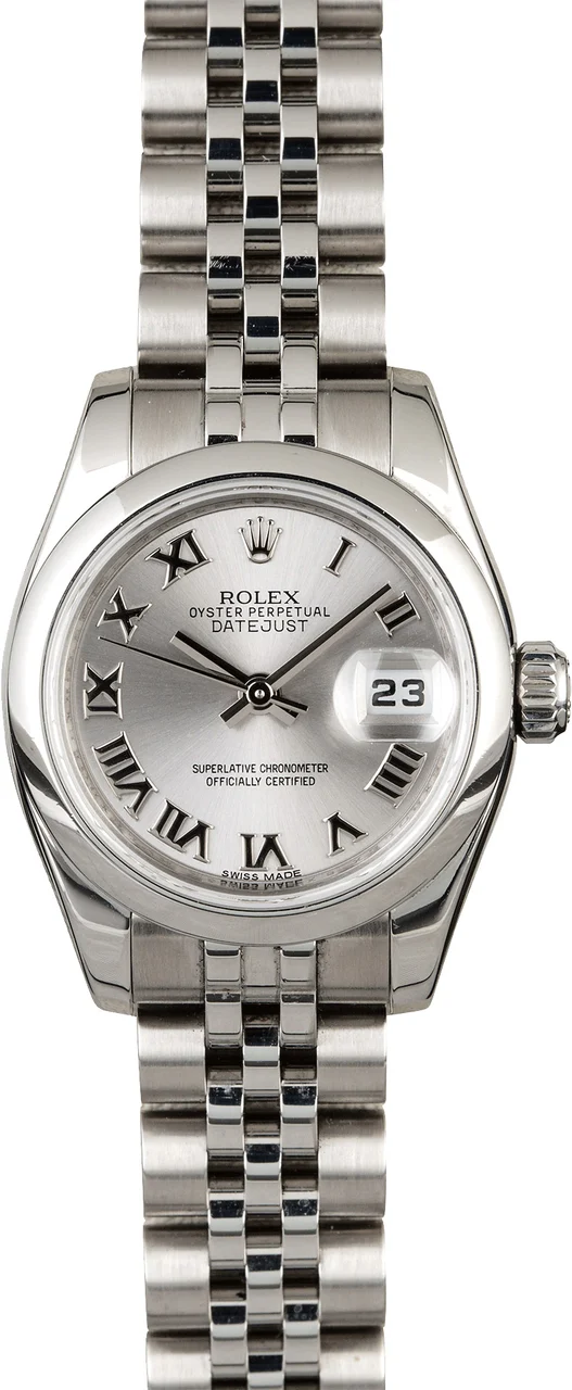 Rolex Datejust 179160 Rhodium Roman 179160RRO kol saati