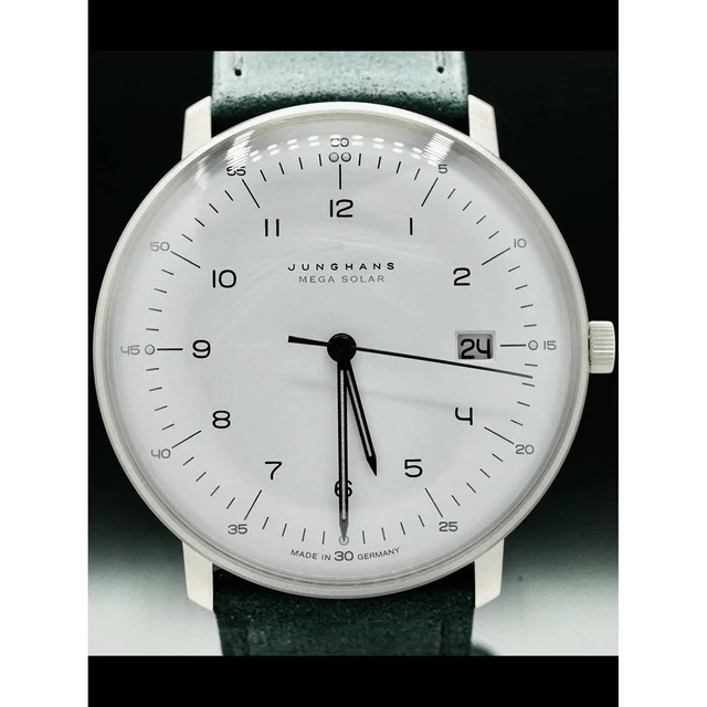 Junghans Max Bill Mega Solar Sapphire Crystal 210000024605 kol saati