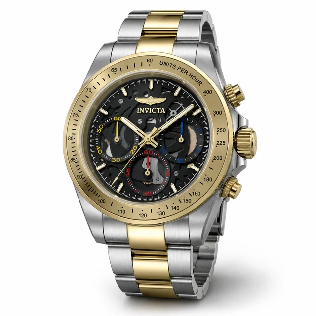 Invicta Speedway Exoprix Watch - 40mm. Gold. Steel (50275) kol saati