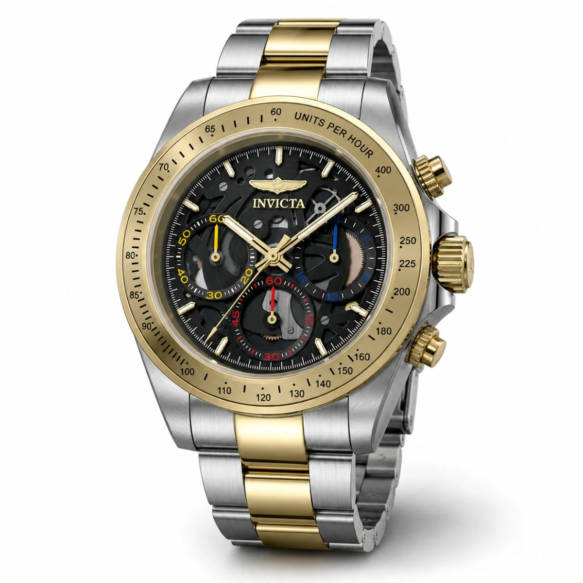 Invicta Speedway Exoprix Watch - 40mm. Gold. Steel (50275) 40 mm kol saati