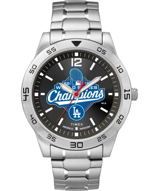 Timex Citation Los Angeles Dodgers 2025 World Series 42mm Stainless Steel Expansion Band W