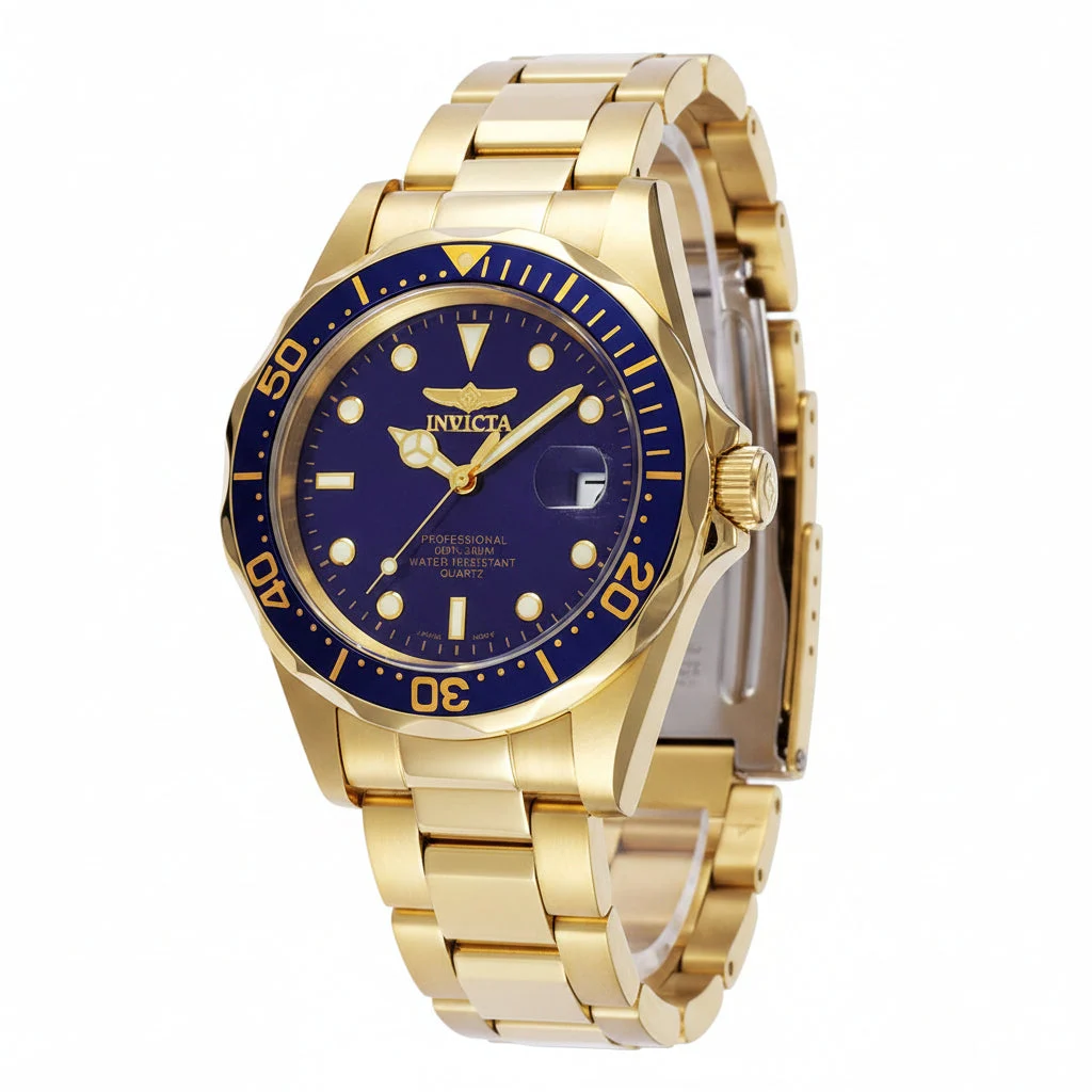 Invicta Pro Diver Watch - 37.5mm, Gold (8937) 37.5 mm kol saati