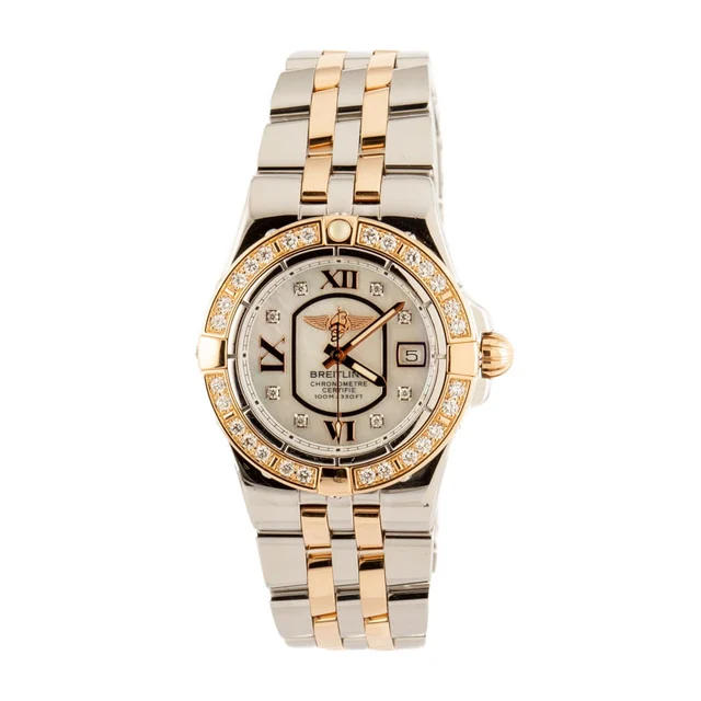 Breitling Galactic 30 Mother Of Pearl Dial C71340 kol saati