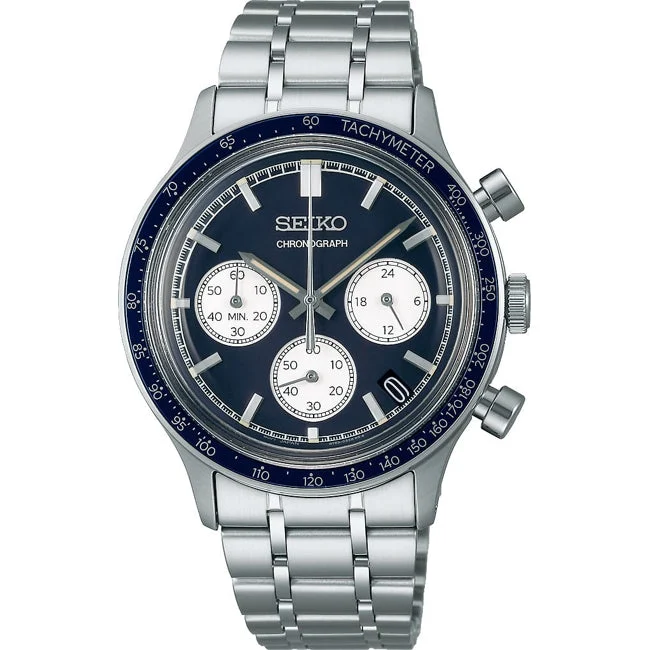 Seiko Essentials Blue Dial SSB477 kol saati