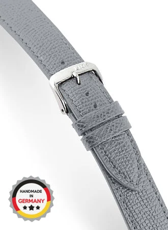 RIOS Grained Leather French - Stone Grey - Genuine Cowhide 4503/RI kol saati