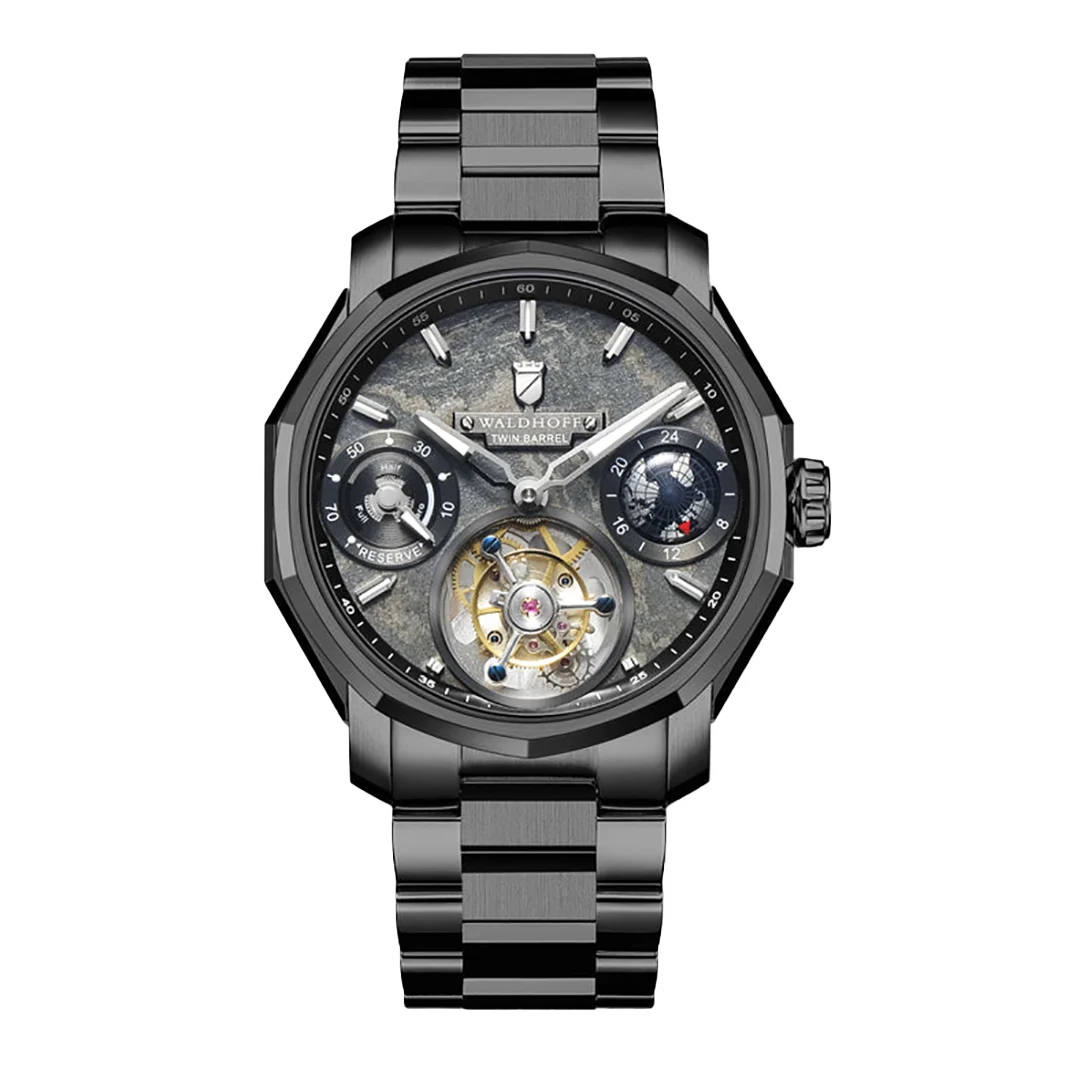 Angles Waldhoff Continental Black 41 mm kol saati