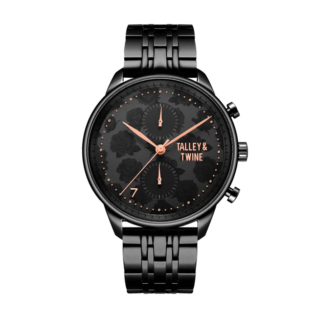 Talley & Twine Watch Company Blk-Rose-41 kol saati