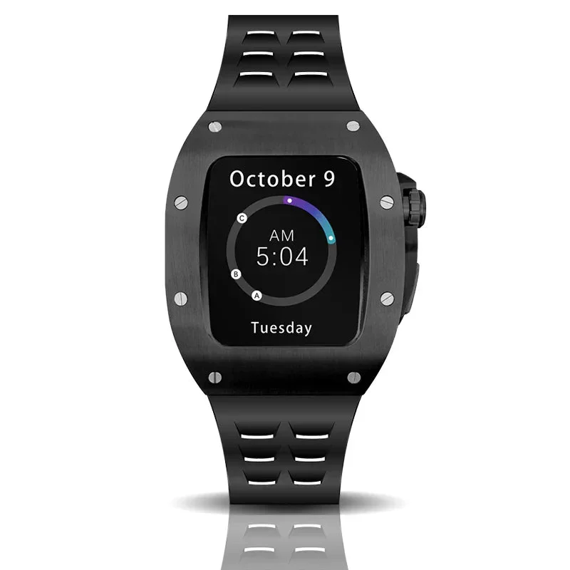 ASOROCK WATCHES All black Smartwatch Sports case 44 mm kol saati