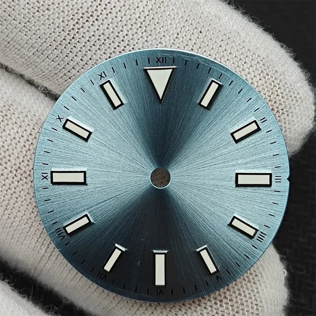 Tandorio Sunray Watch Dial Stripe Nails Green Luminous Font Modified Watch Accessories Sui