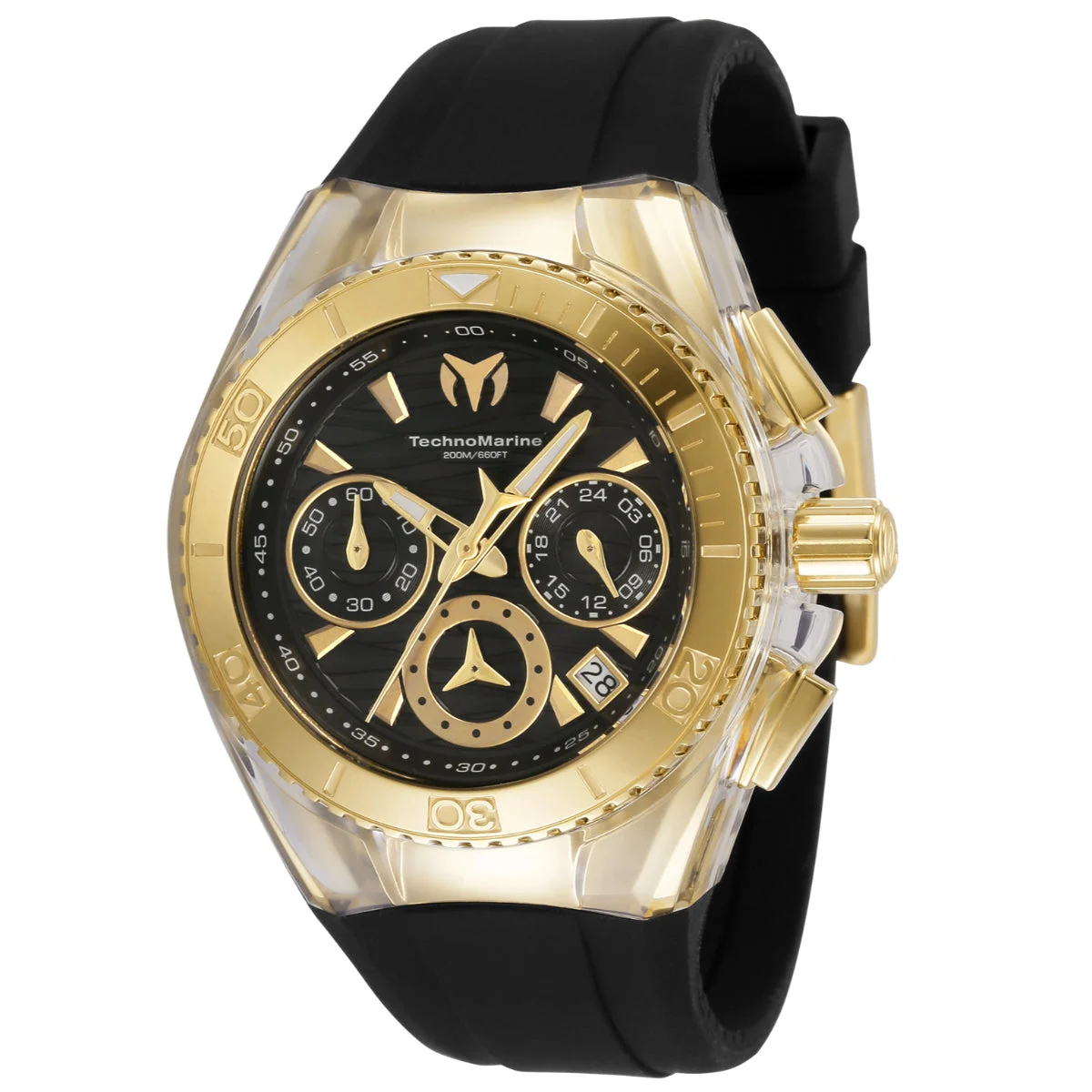 Technomarine Cruise Star Watch - 40.57mm, Black (TM-120036) kol saati